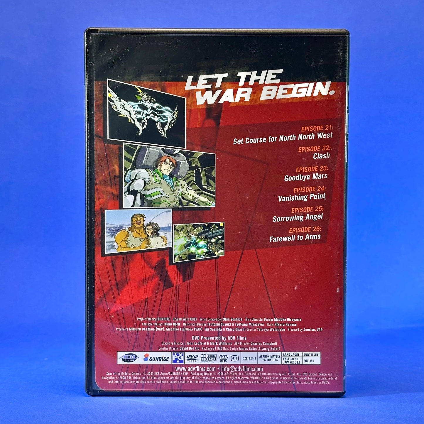 Z.O.E. Dolores, I DVD