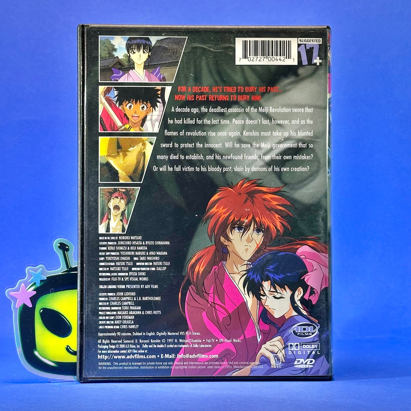 Rurouni Kenshin: Samurai X - The Movie DVD