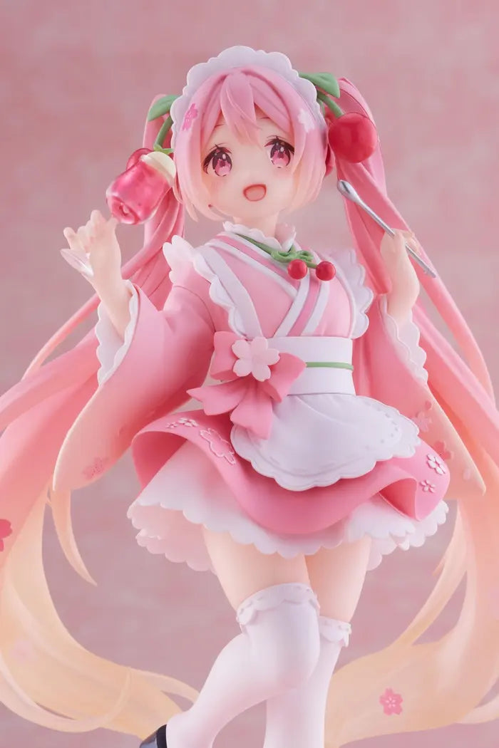 Taito - Sakura Miku ~Newly Written Japanese Style Cafe ver.~ Coreful Figure