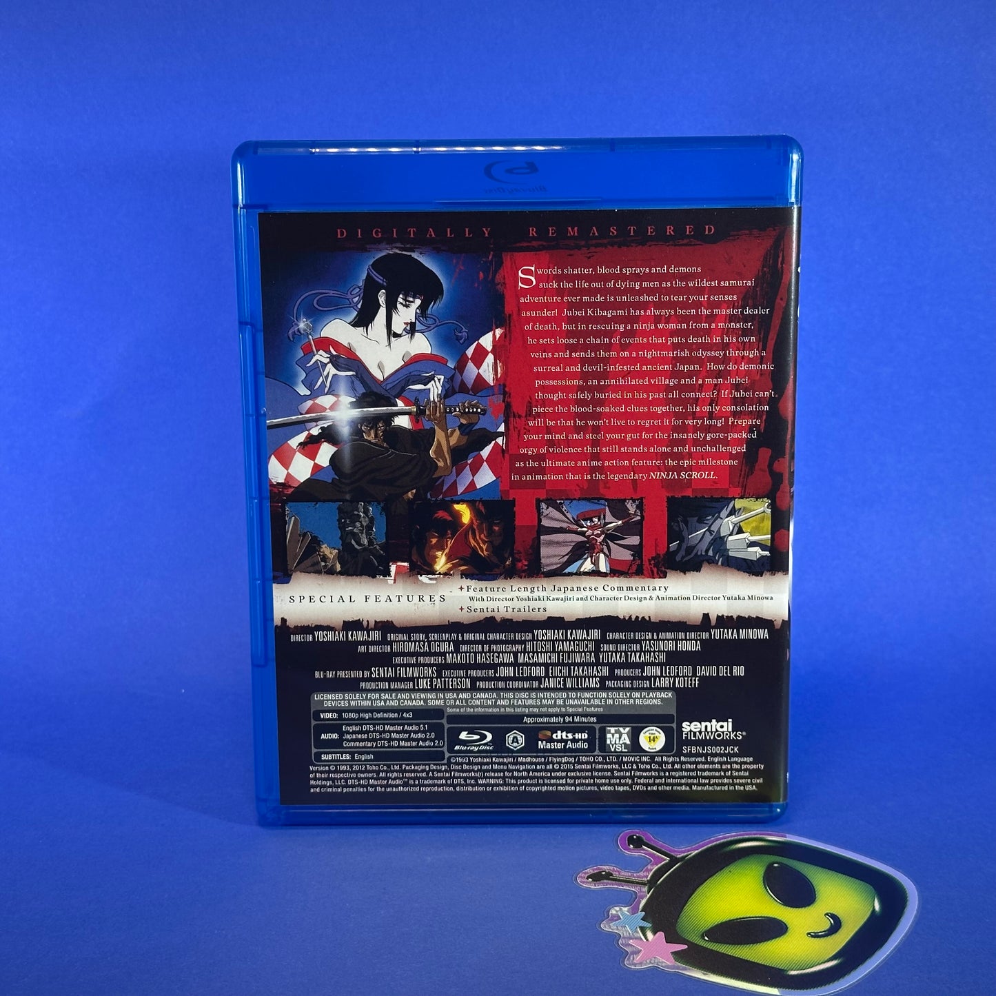 Ninja Scroll - The Motion Picture Blu-ray