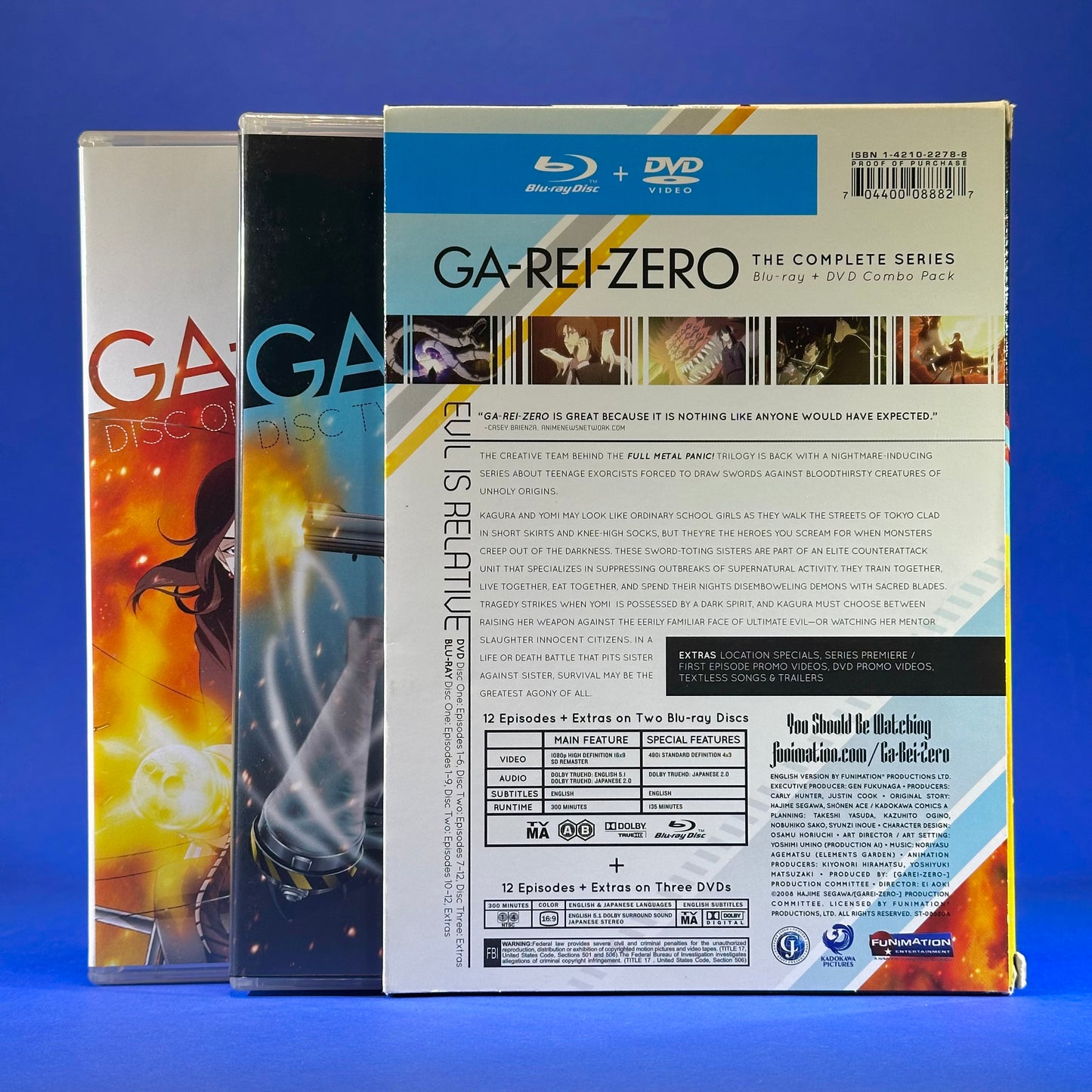 Ga-Rei-Zero the Complete Series Blu-ray & DVD Set