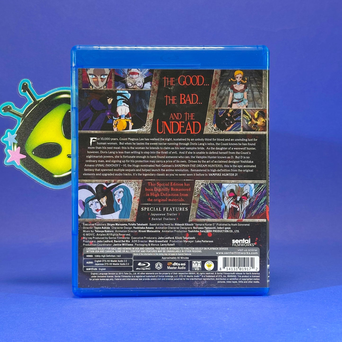 Vampire Hunter D (OVA) Blu-Ray