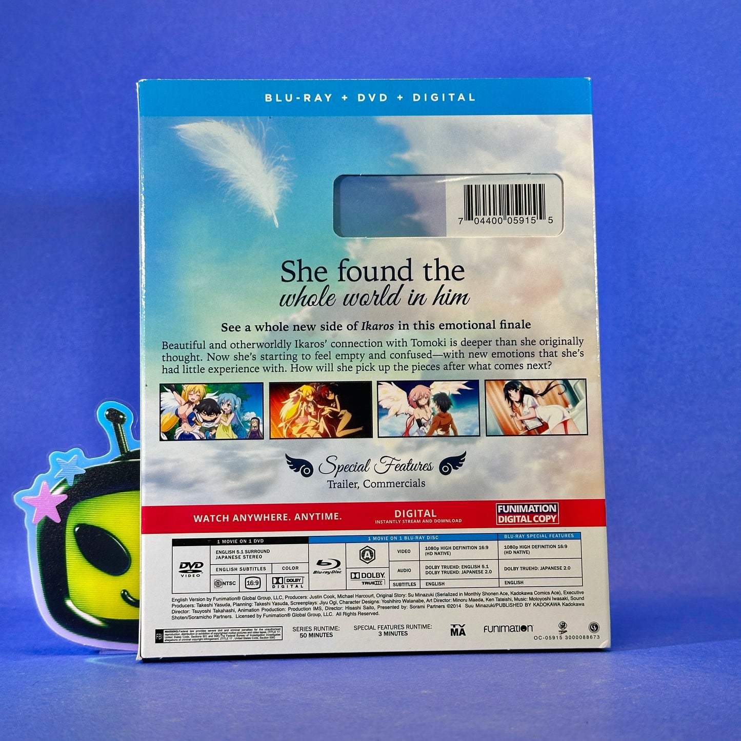 Heaven’s Lost Property Final: Eternally My Master Blu-ray + DVD