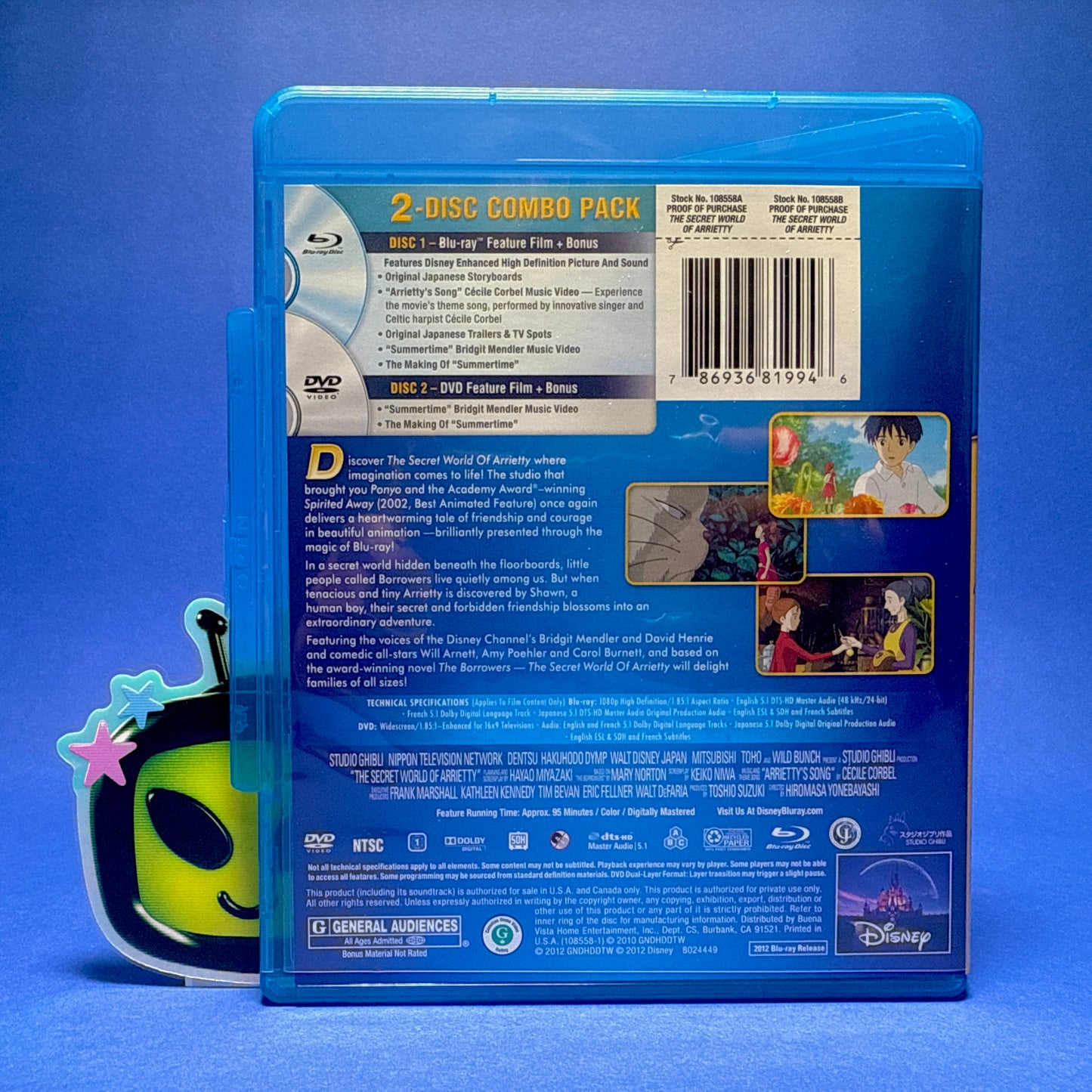 The Secret World of Arrietty - Blu-Ray & DVD