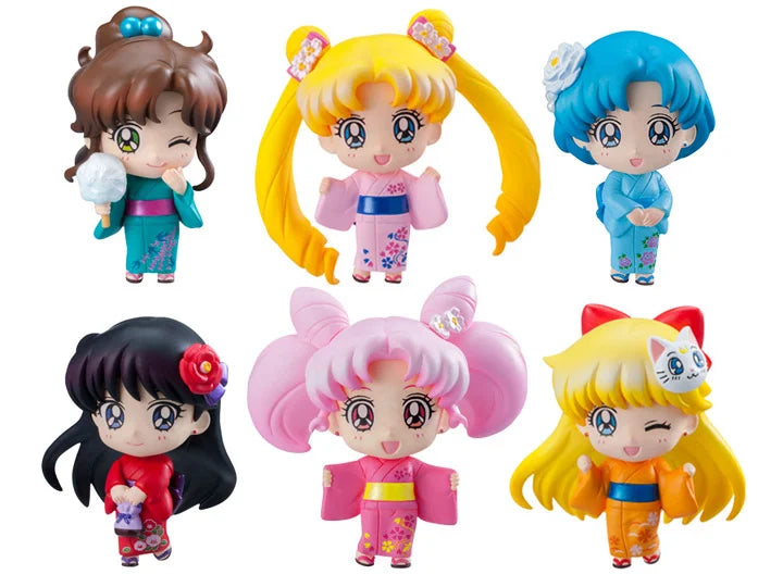 Megahouse - Petit Chara! Pretty Guardian Sailor Moon - 2016 Yukata Special Figure Sets