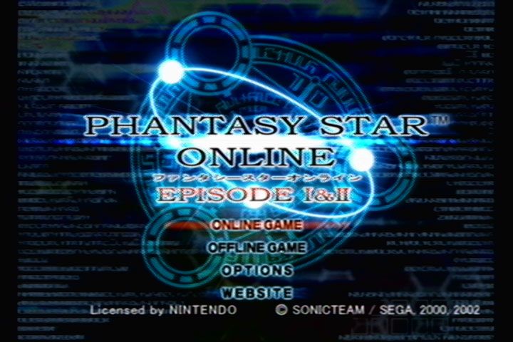 Phantasy Star Online Episode I & II – Nintendo GameCube