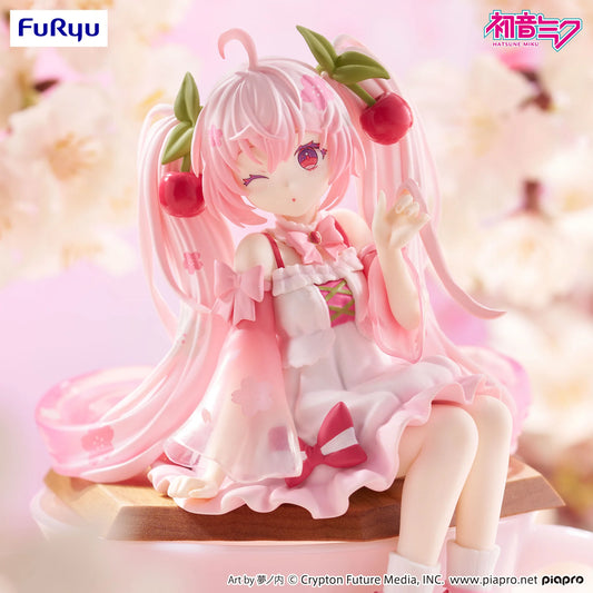 Furyu - Hatsune Miku ~Sakura Miku Wink ver.~ Noodle Stopper Figure