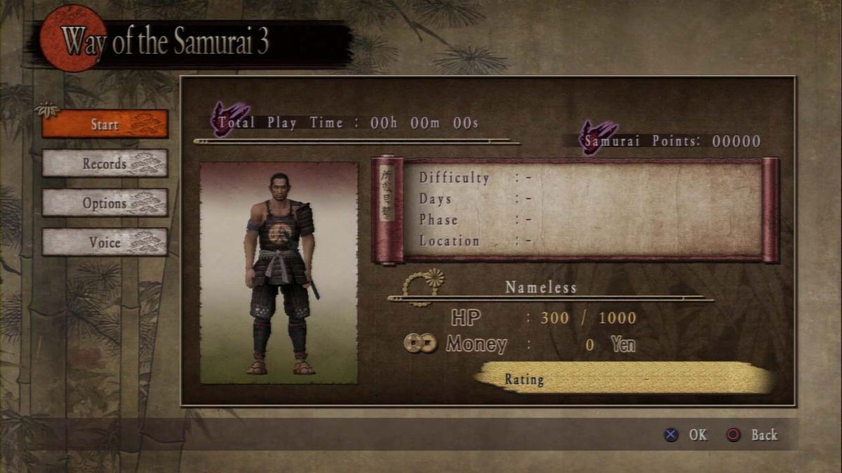 Way of the Samurai 3 - Playstation 3