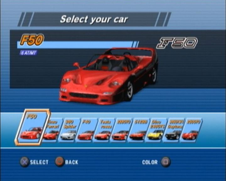 OutRun 2006: Coast 2 Coast - PS2