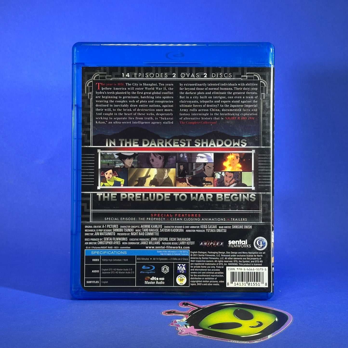 Night Raid 1931 Complete Collection Blu-ray