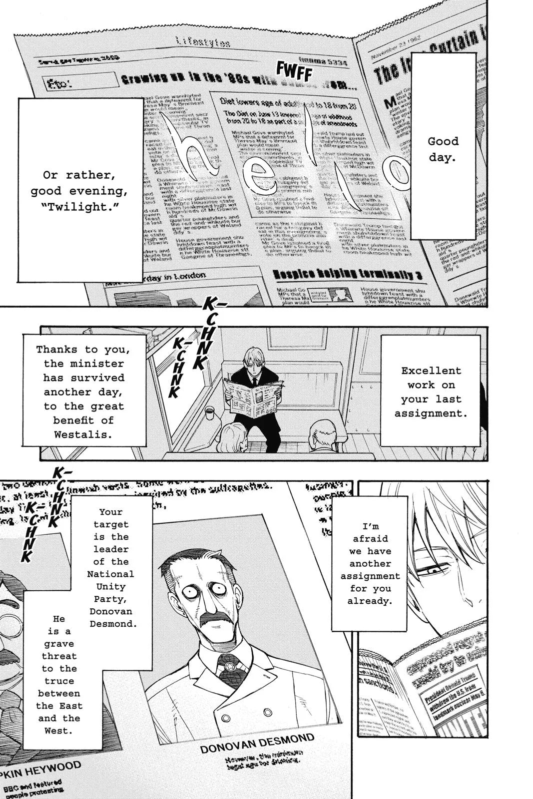 Tatsuya Endo - Spy X Family Manga