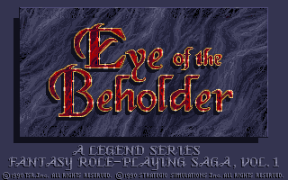 Advanced Dungeons & Dragons: Eye of the Beholder - Sega CD