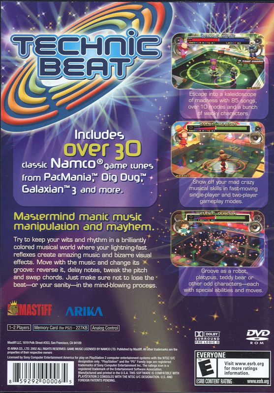 Technic Beat - PS2