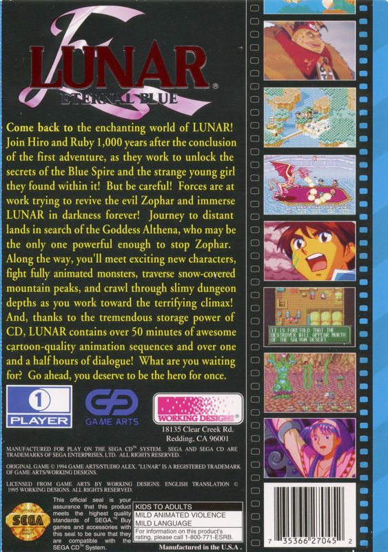 Lunar: Eternal Blue - Sega CD