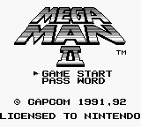 Mega Man II - Gameboy