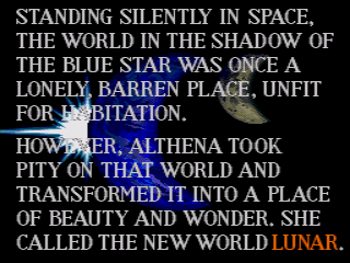 Lunar: Eternal Blue - Sega CD