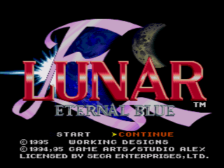 Lunar: Eternal Blue - Sega CD