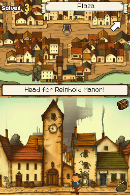 Professor Layton and the Curious Village - Nintendo DS