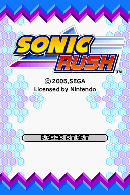 Sonic Rush - Nintendo DS