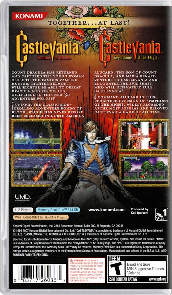 Castlevania Dracula X Chronicles - PSP