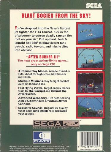After Burner III - Sega CD