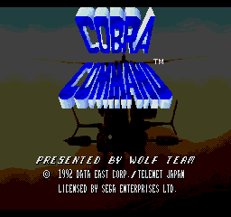 Cobra Command - Sega CD