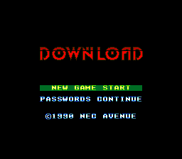 Down Load - PC Engine Hu-Card