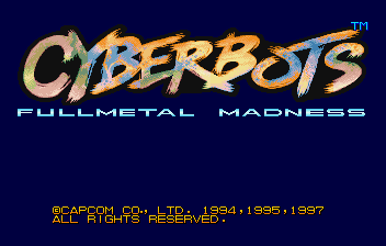 Cyberbots: Fullmetal Madness - JP Sega Saturn