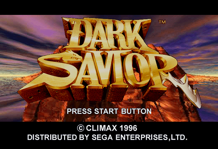 Dark Savior - JP Sega Saturn