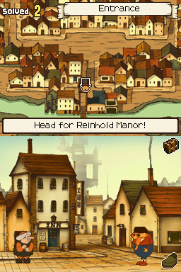 Professor Layton and the Curious Village - Nintendo DS