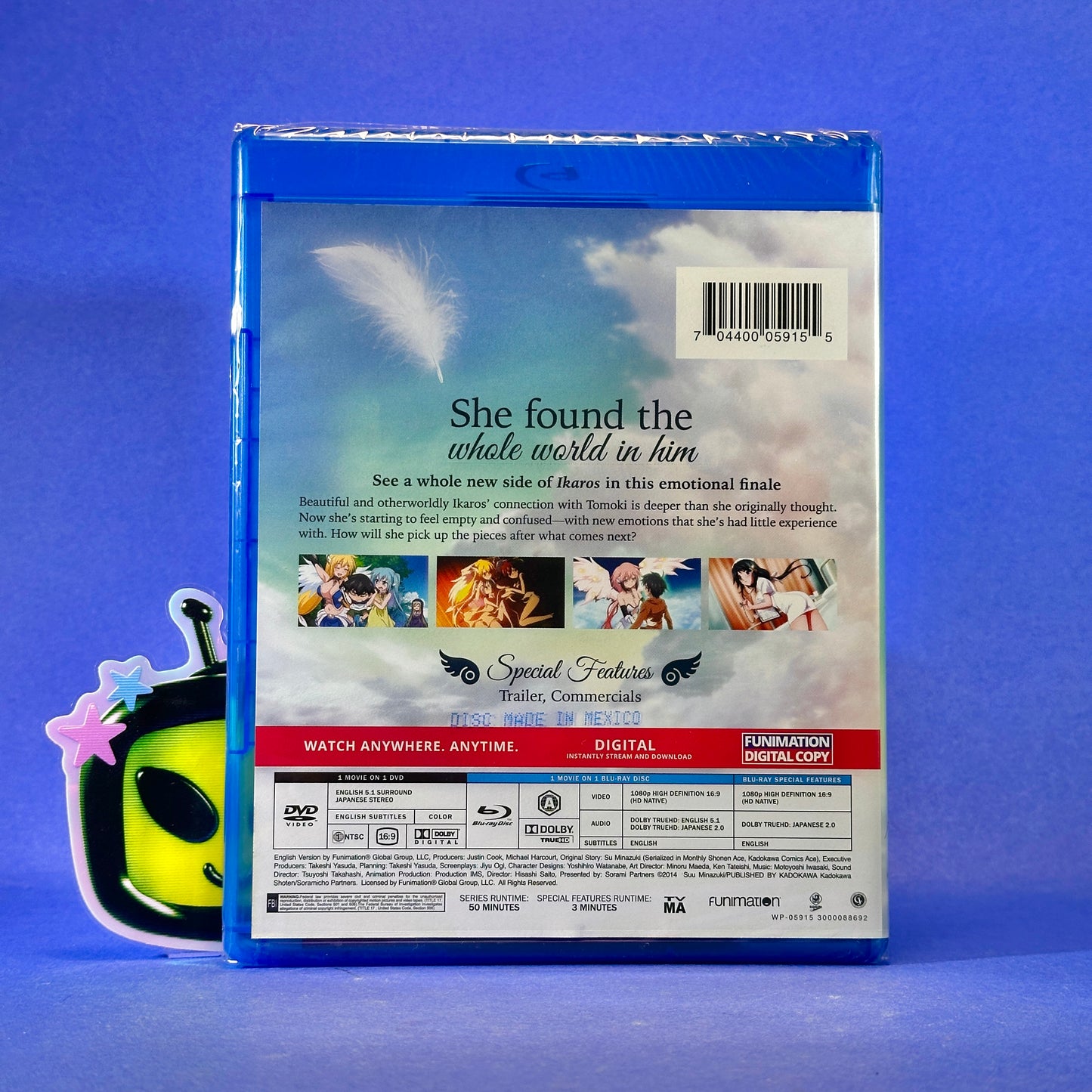 Heaven’s Lost Property Final: Eternally My Master Blu-ray + DVD