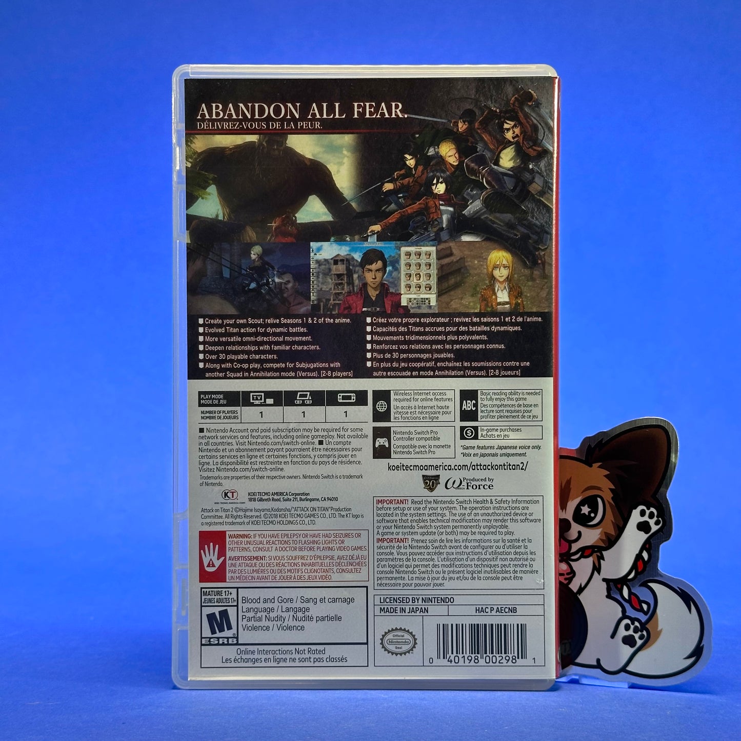 Attack on Titan 2 - Nintendo Switch