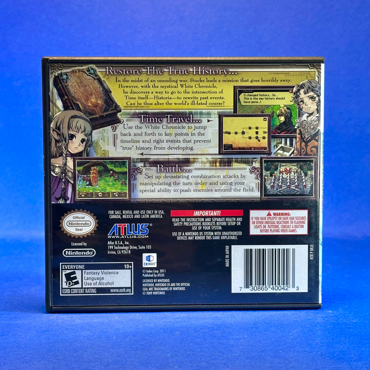 Radiant Historia - Nintendo DS