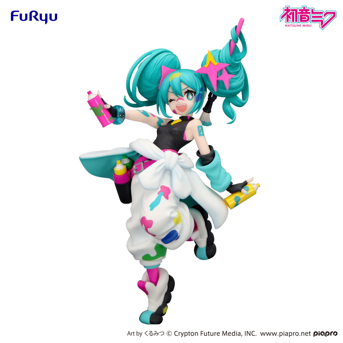 Furyu - Vocaloid Hatsune Miku ~Paint Girl~ Muchute Figure