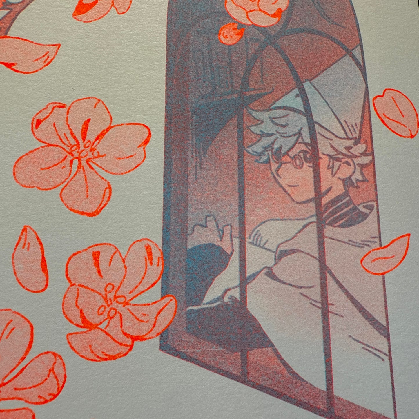 Poxei - The Atelier Window Risograph