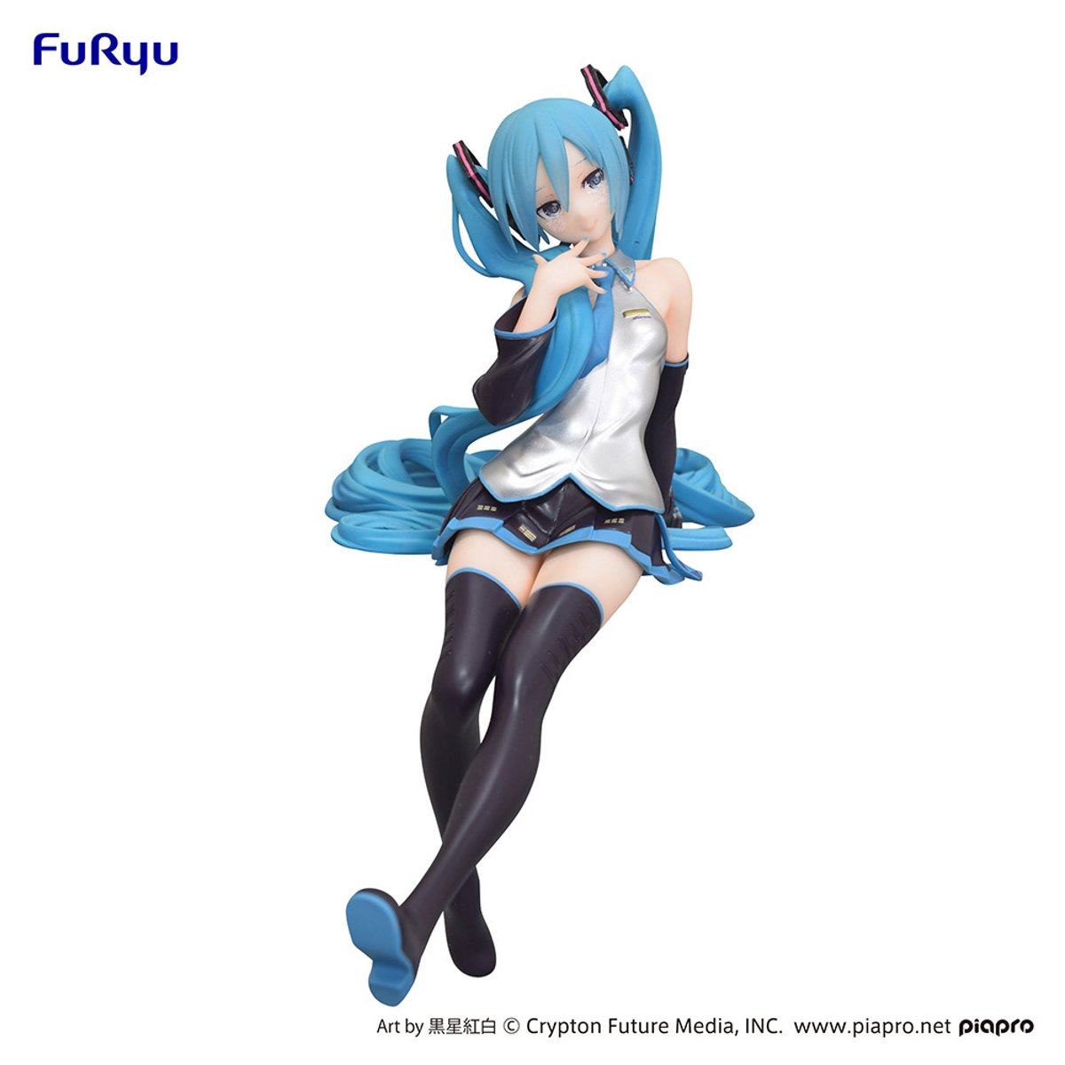 Furyu - Hatsune Miku  (Kuroboshi Kouhaku ver.) Noodle Stopper Figure