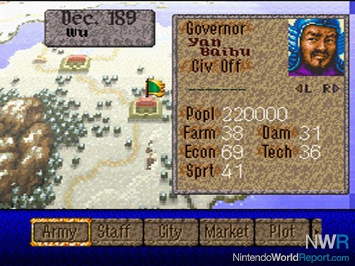 Romance of the Three Kingdoms IV: Wall of Fire - Super Nintendo