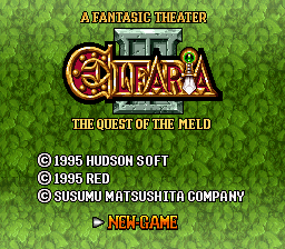Elfaria II: The Quest of the Meld - Super Famicom
