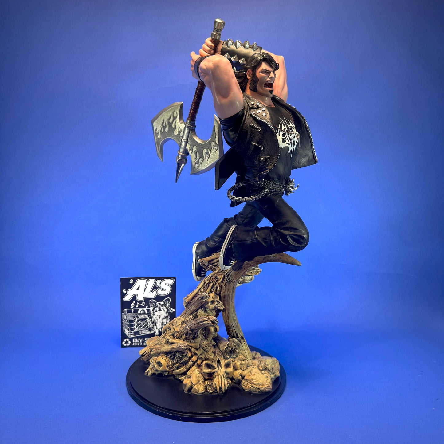 Double Fine x Electronic Arts - 2009 Brutal Legend - Eddie Riggs ~Limited Edition~ Statue