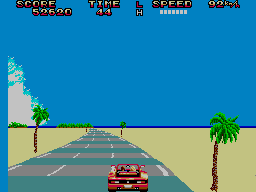 Outrun: The Two-Mega Cartridge - Sega Master System