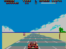 Outrun: The Two-Mega Cartridge - Sega Master System