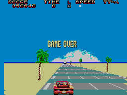Outrun: The Two-Mega Cartridge - Sega Master System