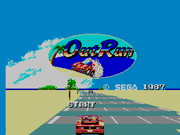 Outrun: The Two-Mega Cartridge - Sega Master System