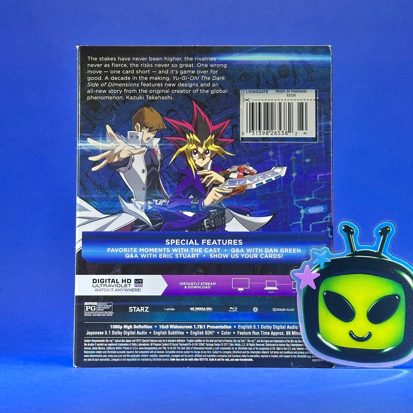 Yu-Gi-Oh The Dark Side of Dimensions Blu-ray