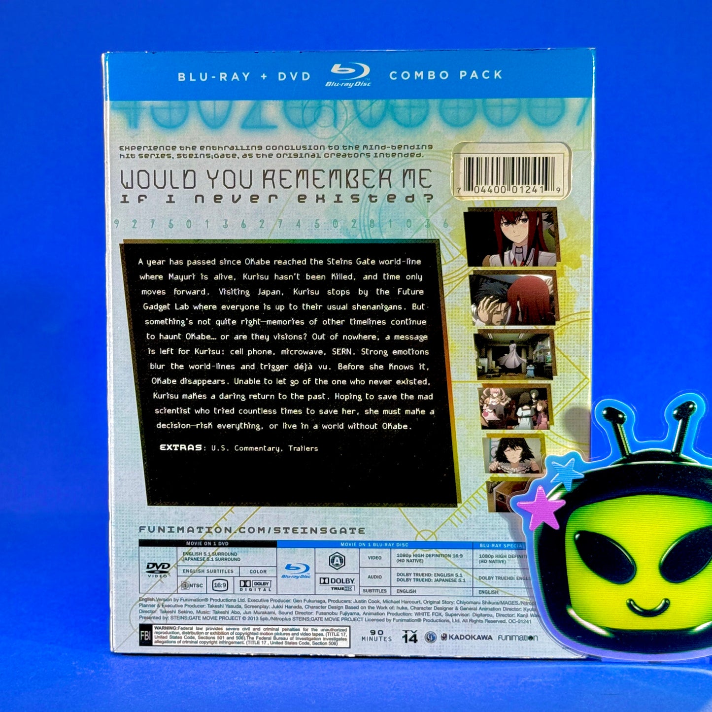 Steins;Gate: The Movie -Load Region of Déjà Vu- Blu-ray & DVD