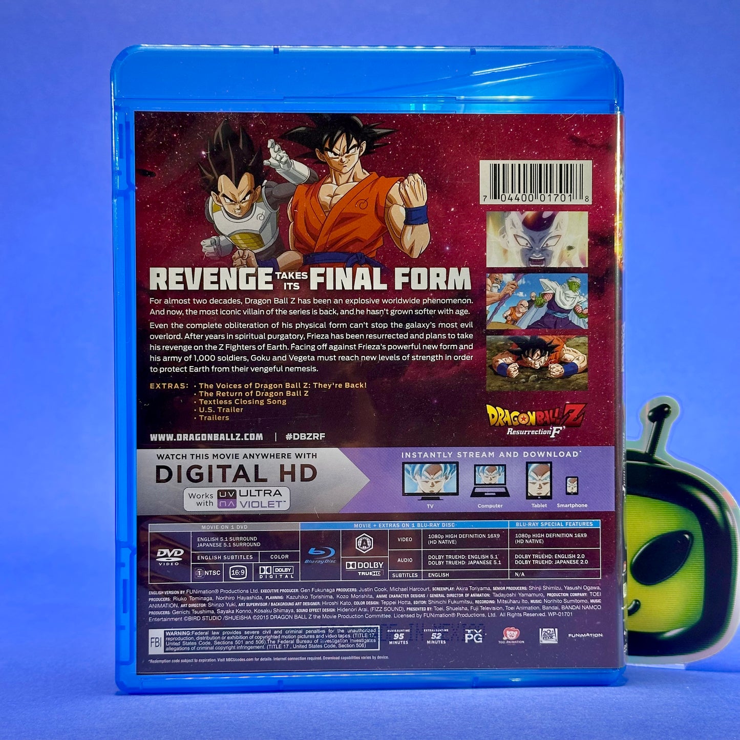 Dragon Ball Z: The Movie - Resurrection 'F' Blu-ray & DVD