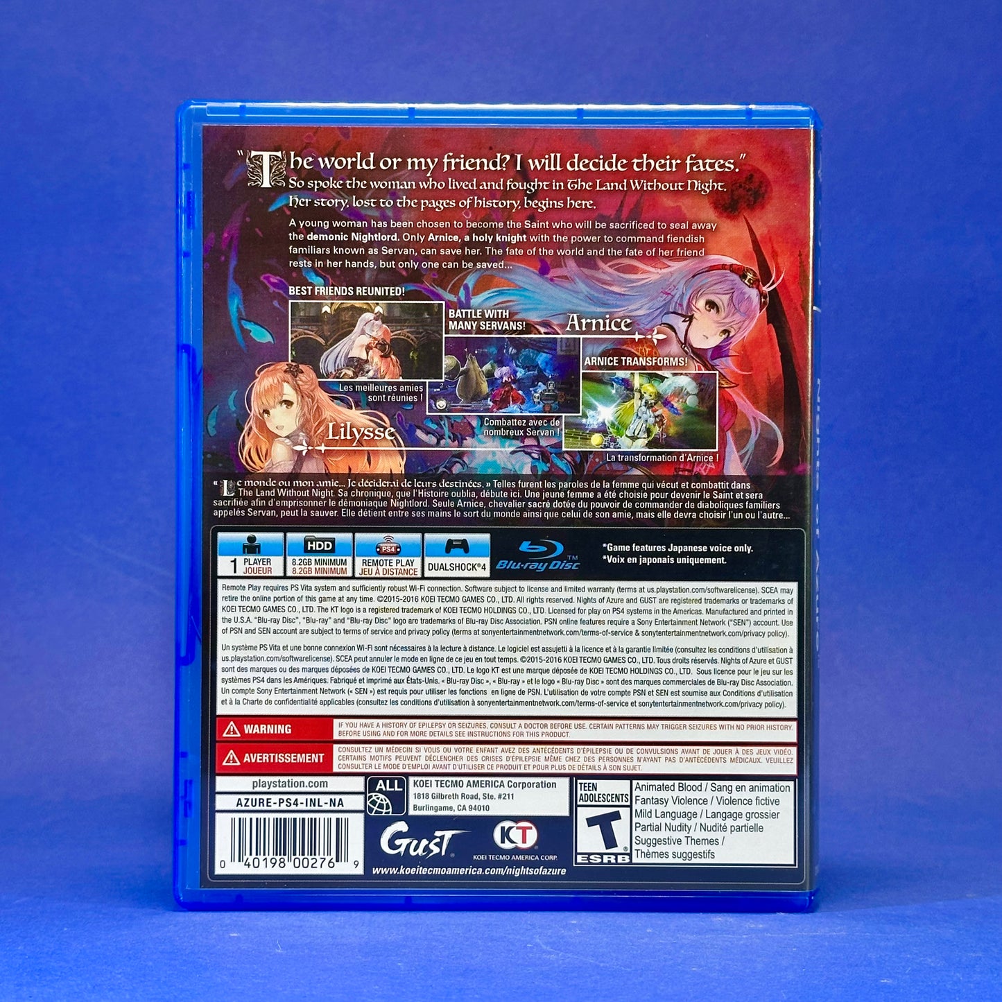 Nights of Azure - PlayStation 4