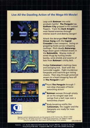 Batman Returns - Sega CD