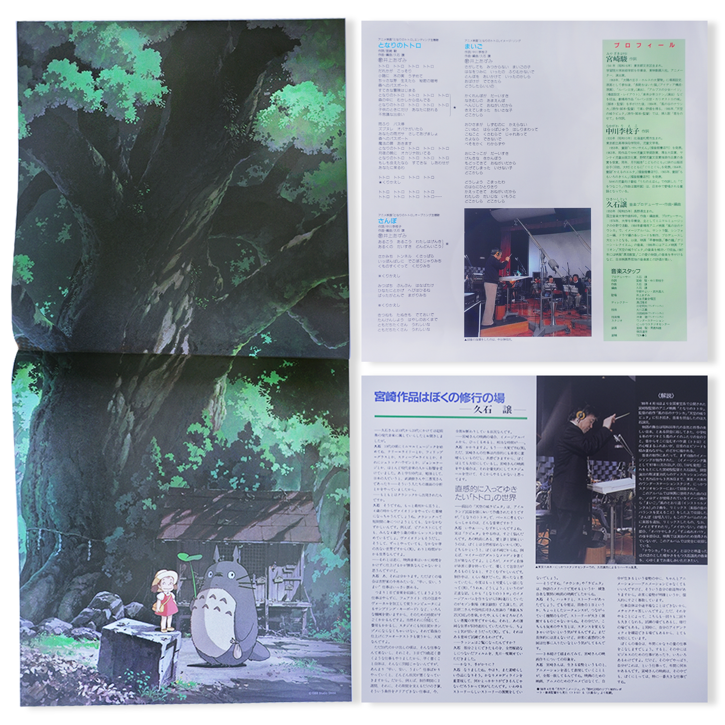 Joe Hisaishi - My Neighbor Totoro Soundtrack Vinyl Record