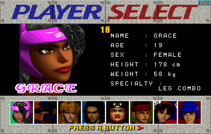 Fighting Vipers - Sega Saturn